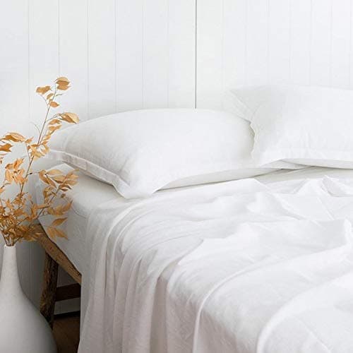 Charcoal Grey Bamboo Rayon & Linen Bed Sheets King Size, Soft & Breathable