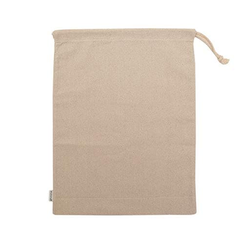 14x17.5 Inch Cotton/Linen Muslin Produce Bags with Drawstring, 6-Pack