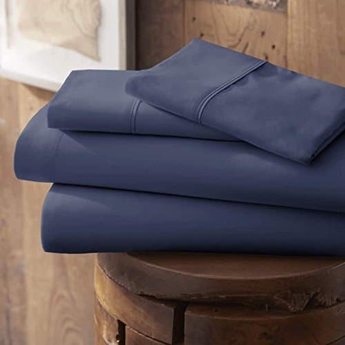 4-Piece Linen Bed Sheet Set