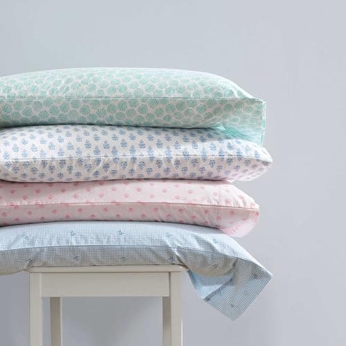 Laura Ashley Full Sheets, Cotton Percale Pink Bedding Set