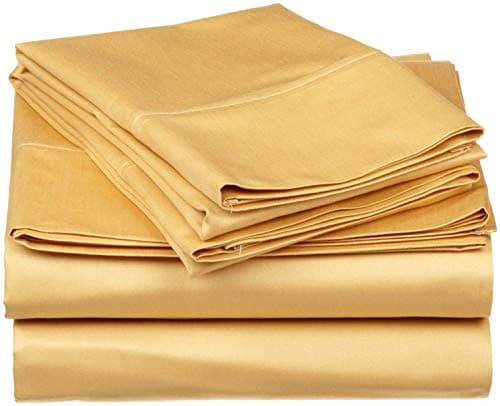 100% Pure Egyptian Cotton 800 Thread Count Sateen Weave Bed Sheets - Full Size, Chocolate