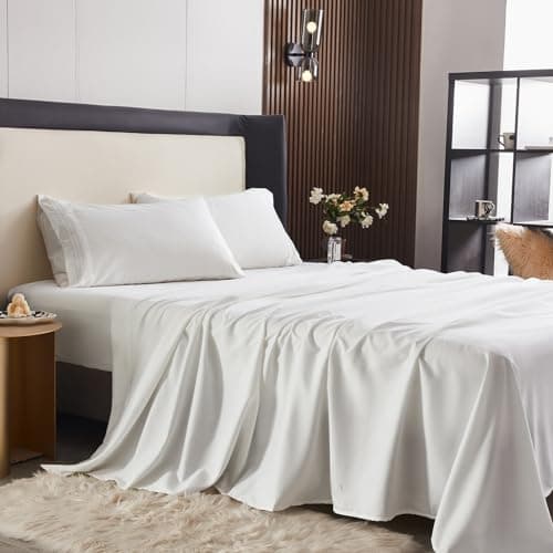 Brushed Microfiber Bedding Sheet Set - 4 Piece Queen Blue
