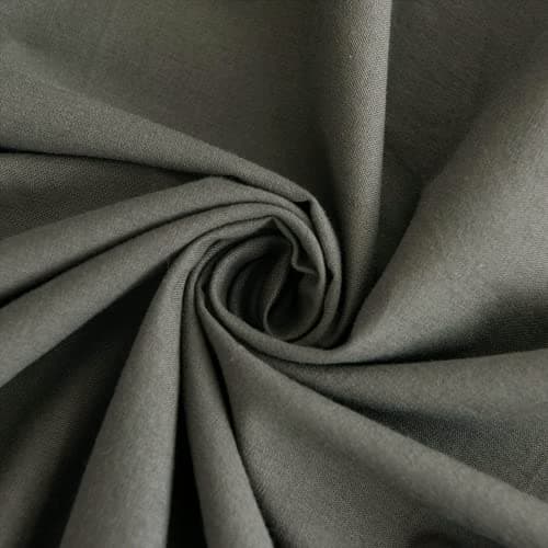 JELLYMONI 100% Washed Cotton Pillowcases Set with Button Closure, 2 Pack Standard(20×26) - Linen Grey