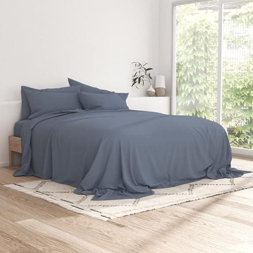 Essential Ultra Soft Linen Market Sheet Set - 4 Piece Microfiber Bedding