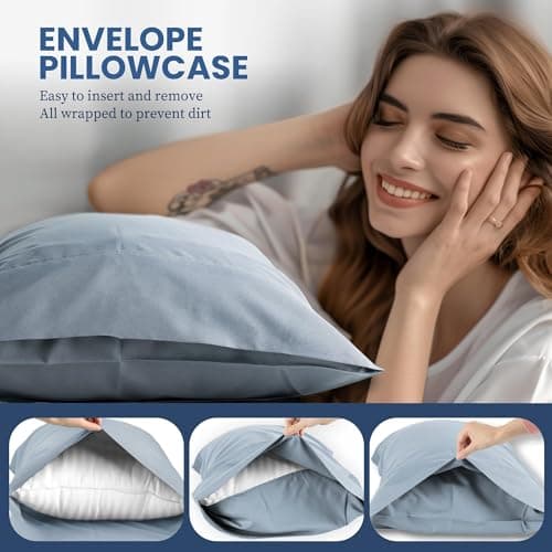 Deluxe Queen Size Microfiber Sheet Set - Soft, Breathable, Hotel Luxury, Deep Pocket, Fade Resistant