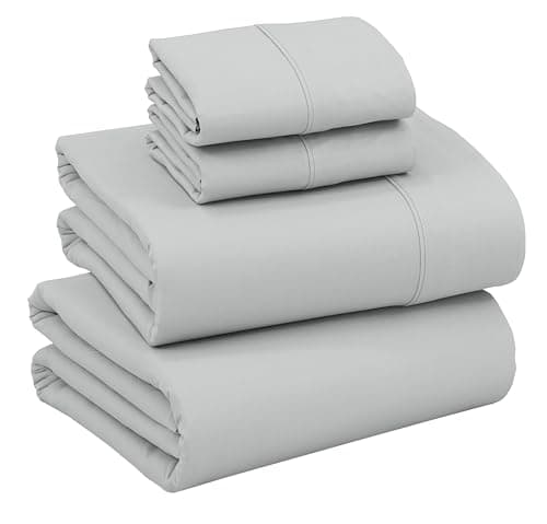 Full Size Brushed Microfiber Sheets Set with Deep Pockets - Pink Memories