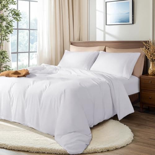 LBRO2M France Linen Queen Size Pillowcase Set 20"X30", Soft & Durable (2pcs)