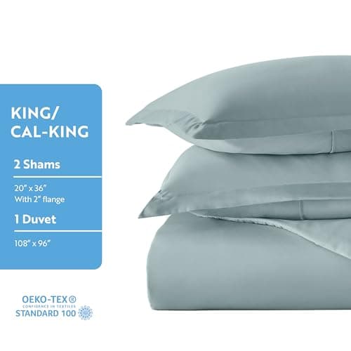 Linen Market Queen Duvet Cover & Shams - Light Gray, Unmatched Softness & Elegant Prints