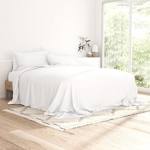 Essential Ultra Soft Linen Market Sheet Set - 4 Piece Microfiber Bedding