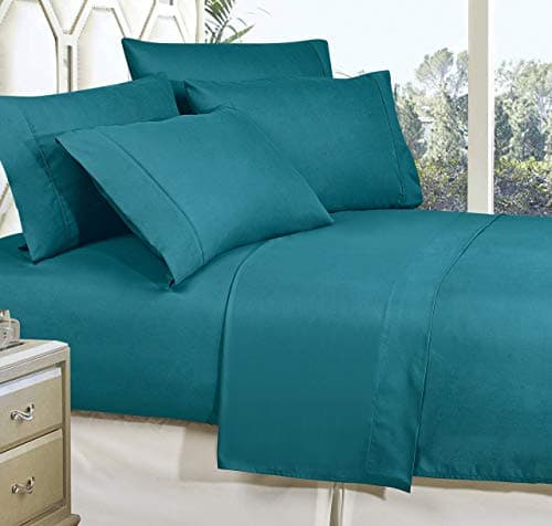 1800 Thread Count Premier Hotel-Quality Soft Bed Sheets, Full White