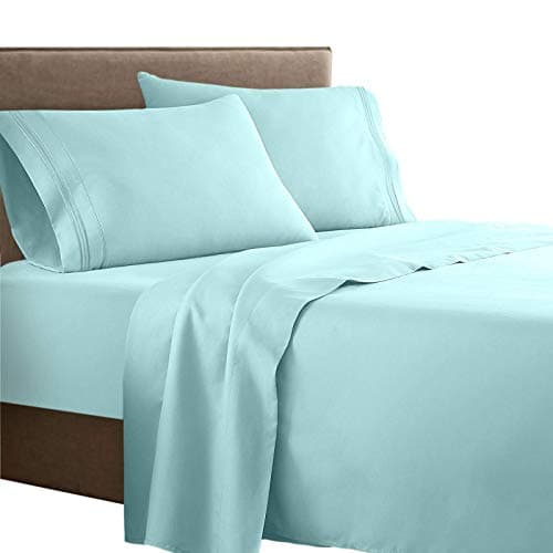 Clara Clark Supreme 1500 Thread Count 4PC Bed Sheet Set - Queen, Camel Gold