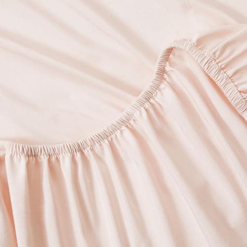 Blush Luxury Linen Cotton Full Sheet Set