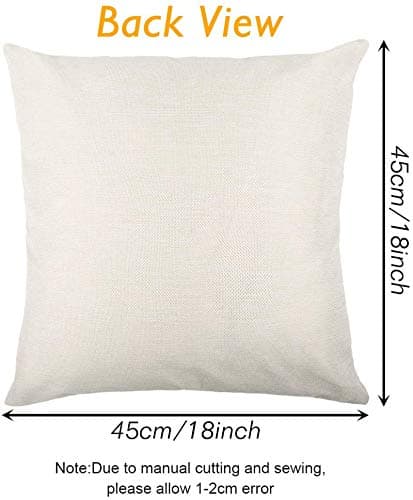 Tosewever Spring Floral Throw Pillow Covers - 18x18 Inches, Set of 4 for Couch & Home