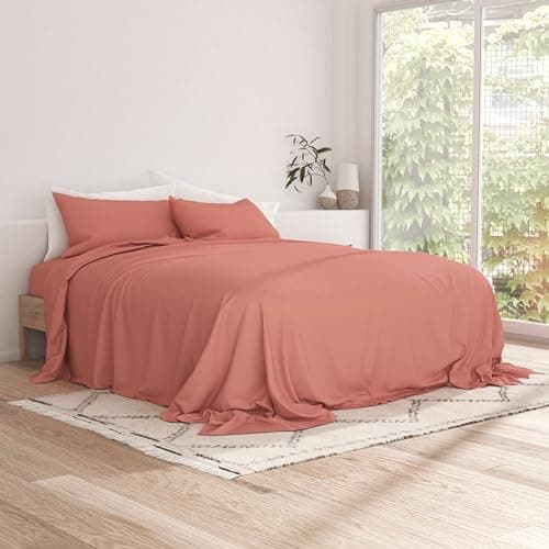 Essential Ultra Soft Linen Sheet Set 4-Piece Microfiber Bedding