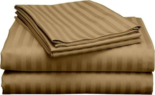 100% Egyptian Cotton 16inch Deep Pocket Queen Sheet Set, White
