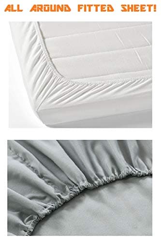 Luxury 1500 Thread Count Queen Sheet Set, Wrinkle Resistant, Turquoise