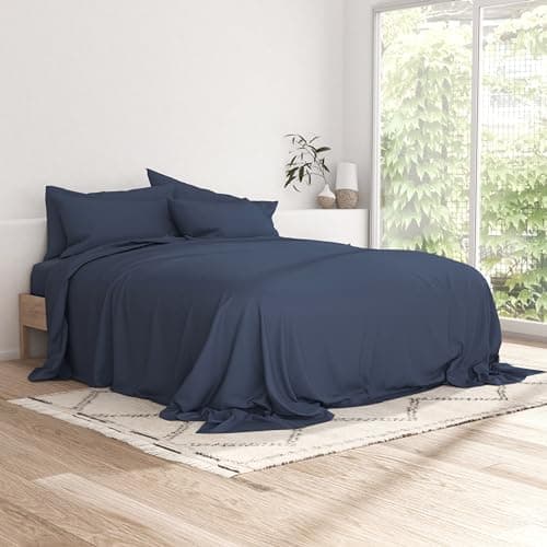 Essential Ultra Soft Linen Market Sheet Set - 4 Piece Microfiber Bedding