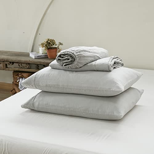 Simple&Opulence 100% Linen 4-Piece Sheet Set - Full Size