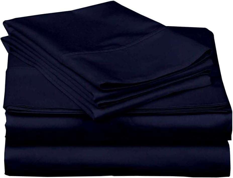 100% Egyptian Cotton 16inch Deep Pocket Queen Sheet Set, White
