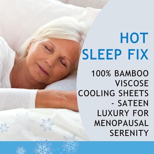 JOMO Cooling Bed Sheets, King Size - Silver Gray, 4 Pack