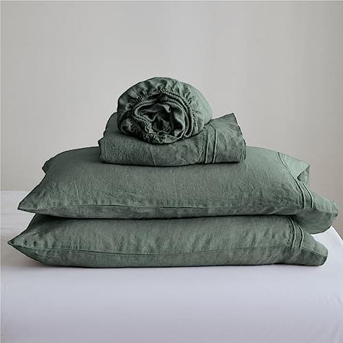 Simple&Opulence 100% Linen 4-Piece Sheet Set - Full Size
