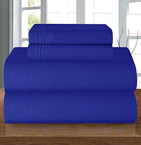 Luxury 1500 Thread Count Queen Sheet Set, Wrinkle Resistant, Turquoise