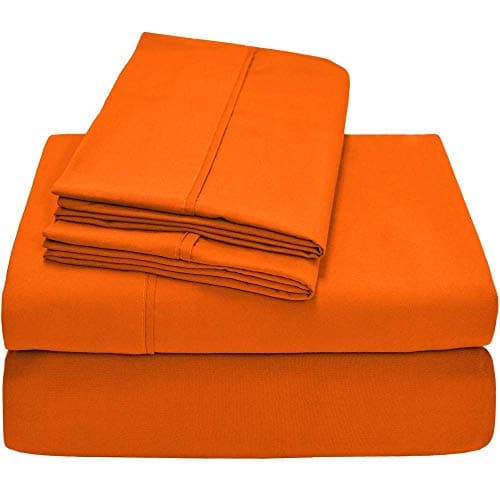 100% Pure Egyptian Cotton 800 Thread Count Sateen Weave Bed Sheets - Full Size, Chocolate