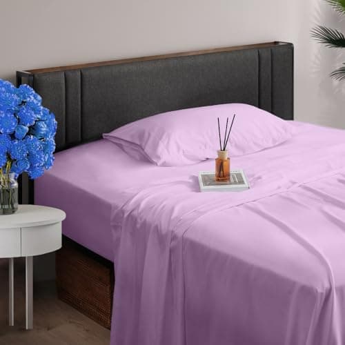 Z-hom Full Size 4-Piece Bed Sheets, Cooling & Breathable, Extra Soft & Wrinkle-Free, Deep Pocket, White