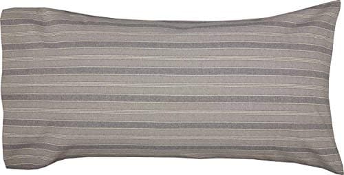 Gray Gables King Size Pillow Cases, Set of 2, Vintage Farmhouse Style