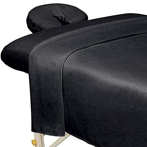ForPro Professional Premium Microfiber Massage Sheet Set, Sage