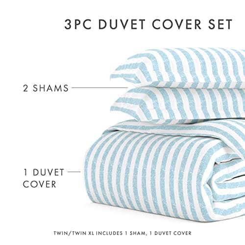Linen Market Duvet Cover Queen - Hotel-Like Comfort, Softness & Exquisite Prints