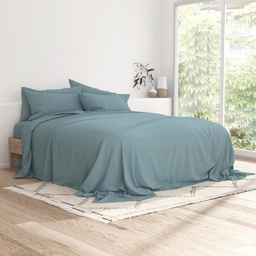 Essential Ultra Soft Linen Market Sheet Set - 4 Piece Microfiber Bedding