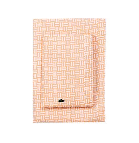 Lacoste Cotton Sheet Set - Baroque Rose, Queen Size