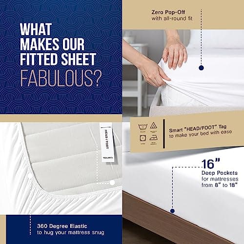 TEXAS LINEN CO. 1000 Thread Count Egyptian Cotton Queen Sheet Set - Dark Grey