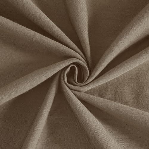 JELLYMONI Linen Grey 20x26 Pillowcases Set of 2 100% Washed Cotton