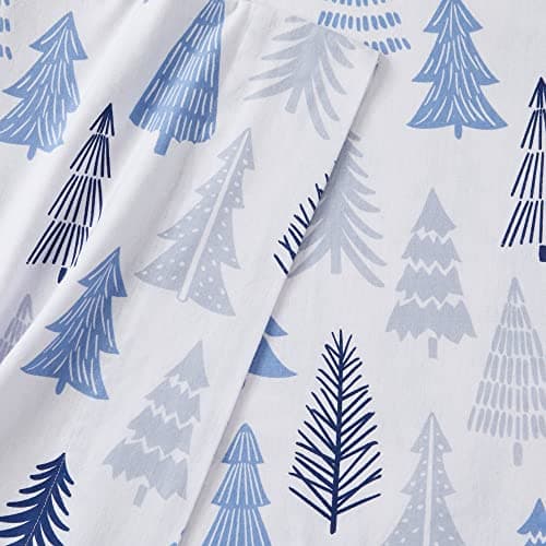 Turkish Cotton Flannel Sheet Set | Deep Pocket Winter Bed Sheets | Double Brushed for Softness & Comfort | Alpine Collection