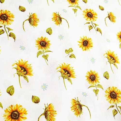 Vintage Flower Printed Full Size Bed Sheet Set with 15 Deep Pocket - 4 Piece Microfiber Patterned Sheet Set