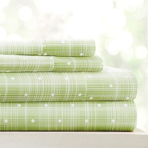 Linen Market Queen Bedding Sheet Set - Gray Thatch, Deep Pocket, Ultra-Soft & Cooling