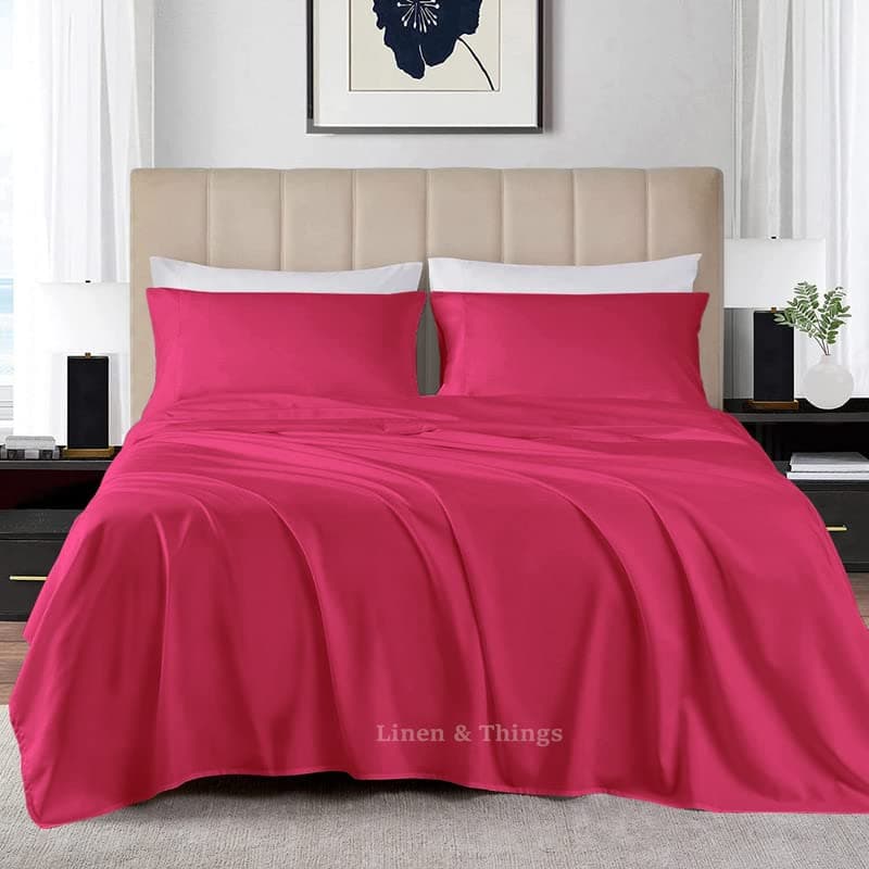 Premium 100% Egyptian Cotton 800 Thread Count 120x80 King Sheet Set, Deep Pocket 18", Mediterranean Blue