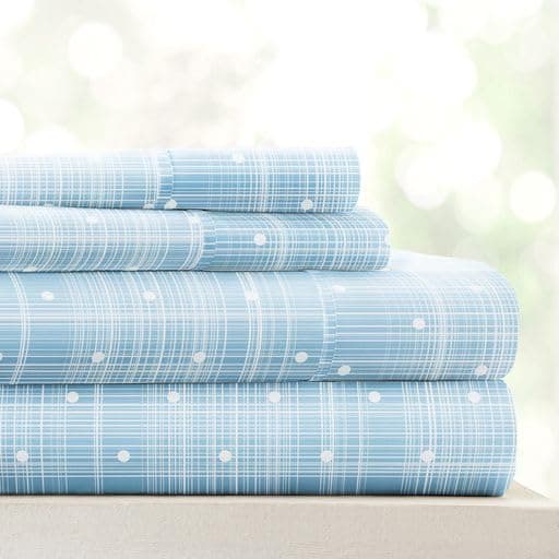 Linen Market Aqua Vine Full Bedding Sheet Set - Ultra-Soft & Cooling for Better Sleep - Deep Pocket 16" Mattress OEKO-TEX Certified  
Linen Market 4 Piece Full Size Bedding Sheet Set - Aqua Vine Ultra-Soft & Cooling Sheets - Sleep Better with Deep Po