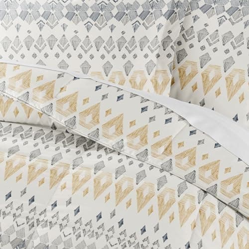 Linen Market Reversible Twin/Twin XL Comforter Set - Soft & Lightweight Down Alternative