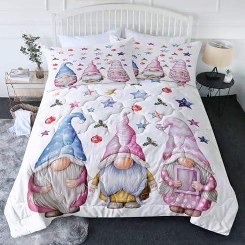 BlessLiving Black Red Mouth Comforter Set Queen Size for Boys & Girls