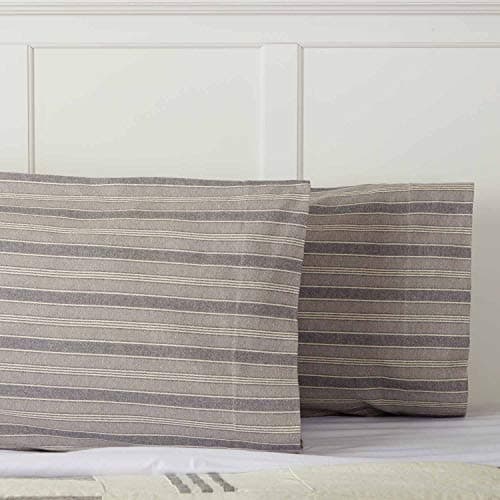 Gray Gables King Size Pillow Cases, Set of 2, Vintage Farmhouse Style