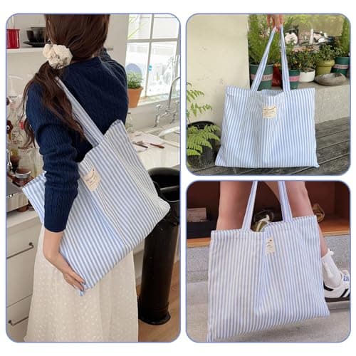 Eco-Friendly Organic Cotton Tote Bag, Durable for Shopping and Groceries