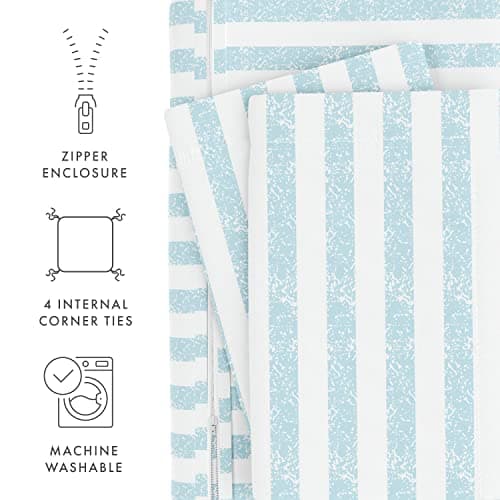 Linen Market Duvet Cover Queen - Hotel-Like Comfort, Softness & Exquisite Prints
