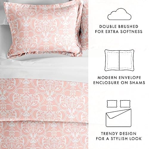 Queen Duvet Cover Set - Hotel-Like Comfort with Softness & Exquisite Prints