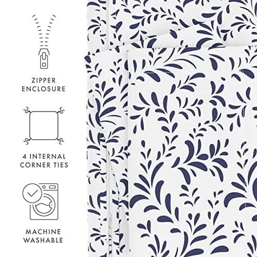 King Size Linen Duvet Cover Set - Hotel-Like Comfort with Softness and Exquisite Prints