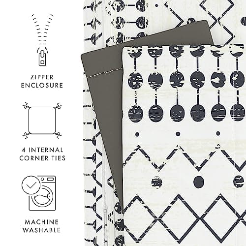 King Size Linen Duvet Cover Set - Hotel-Like Comfort, Unparalleled Softness, Exquisite Prints & Solid Colors