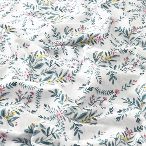 Bedsure 100% Cotton Queen Sheet Set - Breathable & Crisp Soft