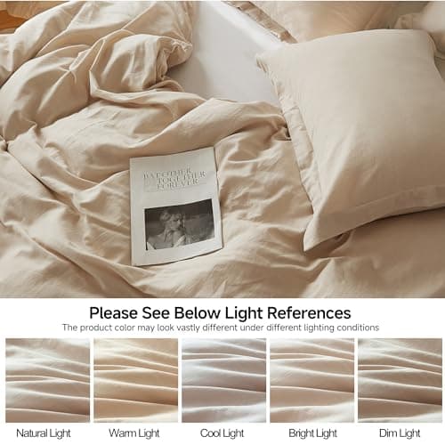 Simple & Opulent French Linen Duvet Cover Set - Queen, 3 Pieces